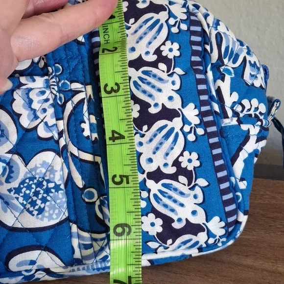 Vera Bradley 100 Handbag Blue Lagoon - Picture 3 of 12